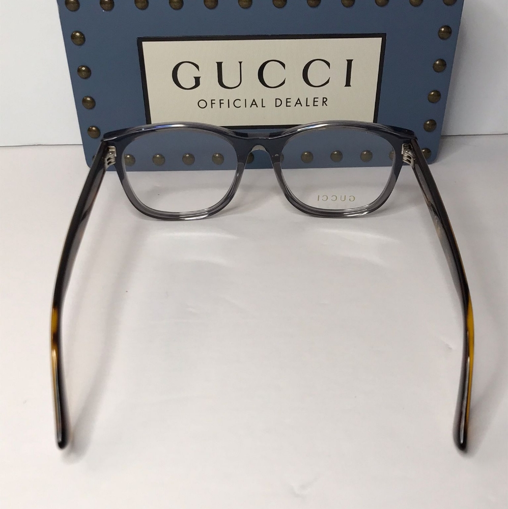 New - 💯 Original Gucci's GG0004ON  soft lines across  frames acetate front.Ico - Picture 7 of 11